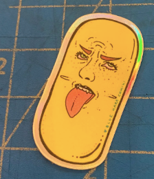 25MG OF BHC sticker by Blue Hare Comix