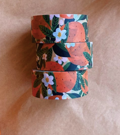 Washi Tape: Orange Blossom by Reimina Yee