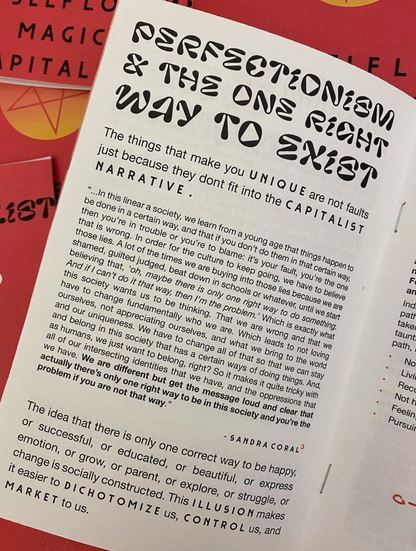 The Anticapitalist Magic of Self Love by Pretty Boi Zines