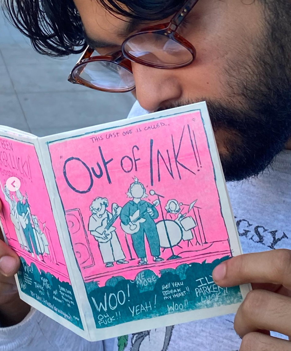 Out of Ink! (2 Color Riso) by Raul Higuera