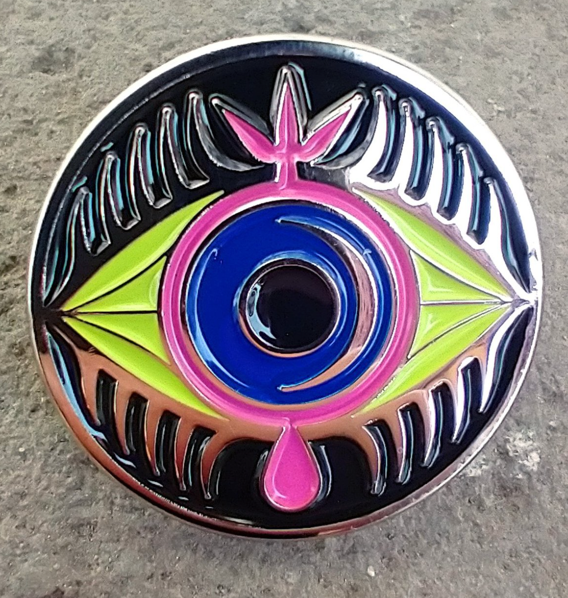 Ultra Wicked Eye Protection Pin by Eloise Shir-Juen Leigh