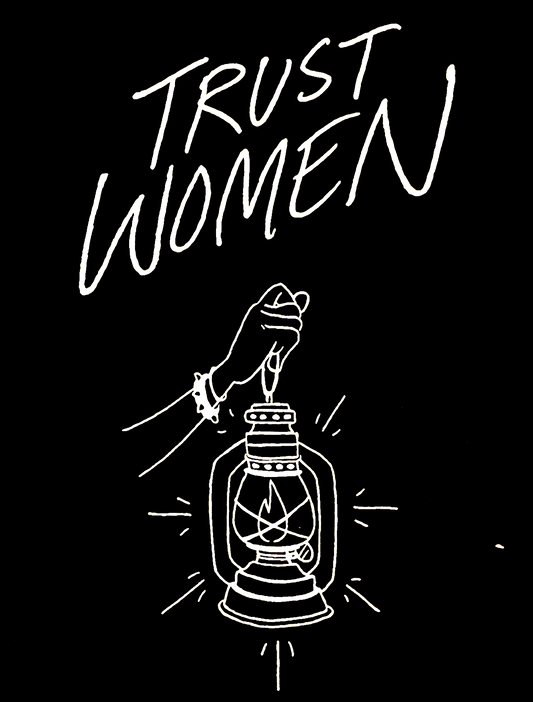 Sticker: Trust Women by Liz Suburbia