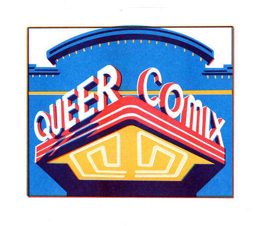 Queer Comix Roxie Riso Print by Nathaniel Bice