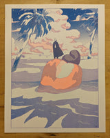 Risograph Print: Cashew Dreams by Jean Fhilippe (Leftstar & the Strange Occurrence)
