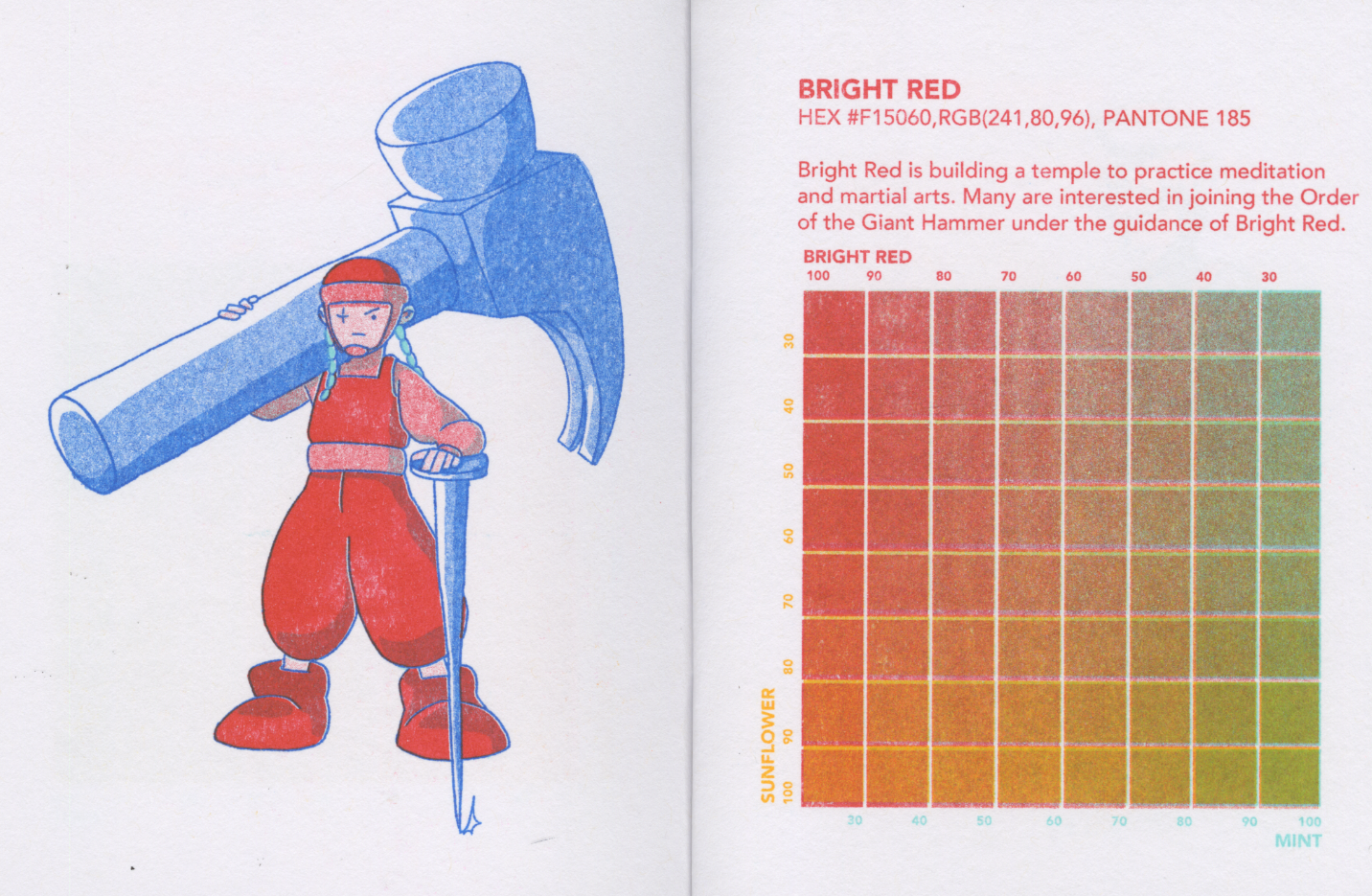Zine Hug's Color Chart Zine Volume 3