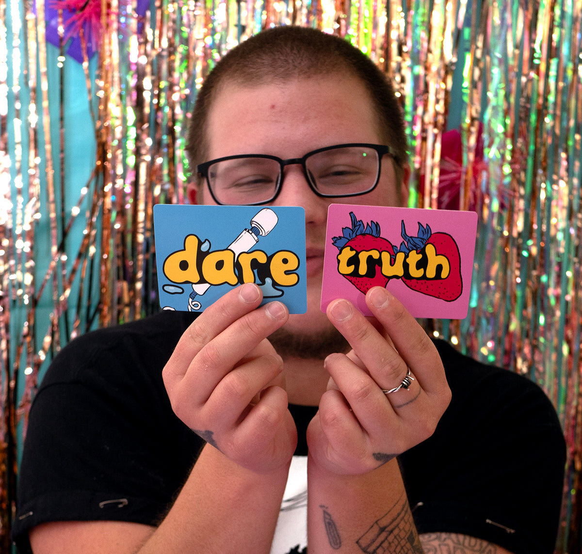 Sweatgasm: a sexy queer truth or dare game by Archie Bongiovanni