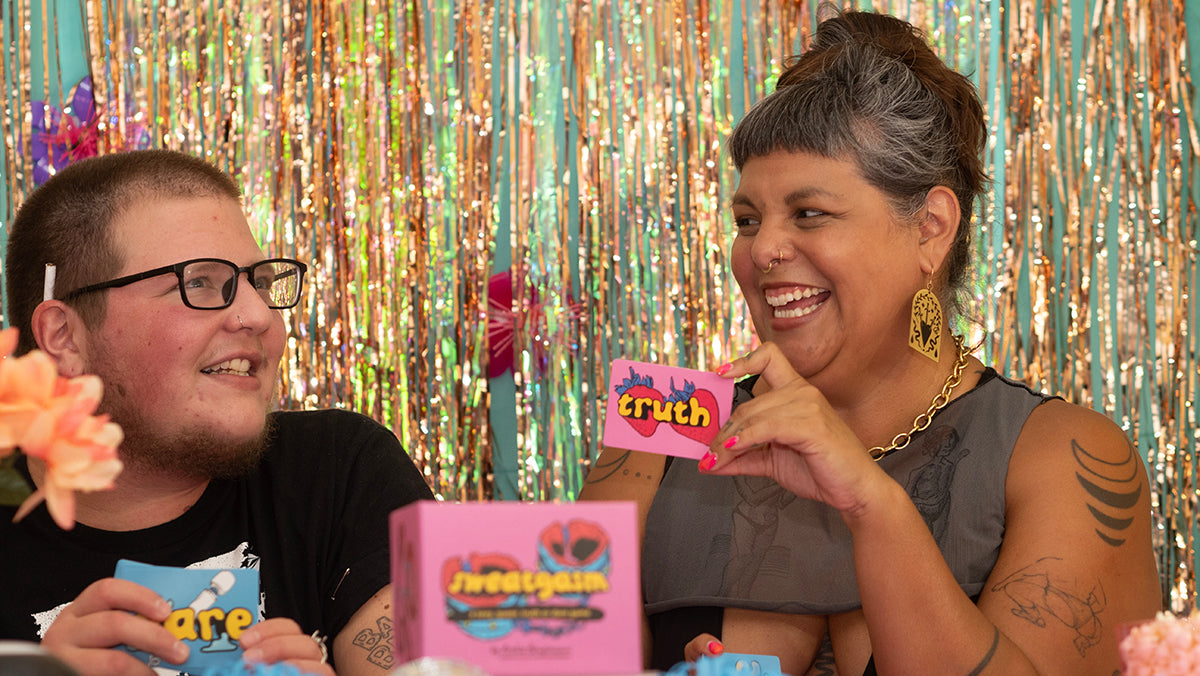 Sweatgasm: a sexy queer truth or dare game by Archie Bongiovanni