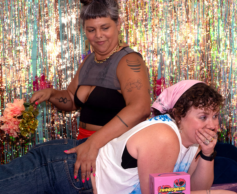 Sweatgasm: a sexy queer truth or dare game by Archie Bongiovanni