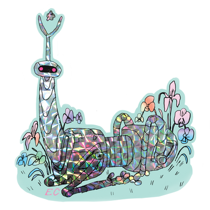 Sticker: Electric Cowboy by ansel kite