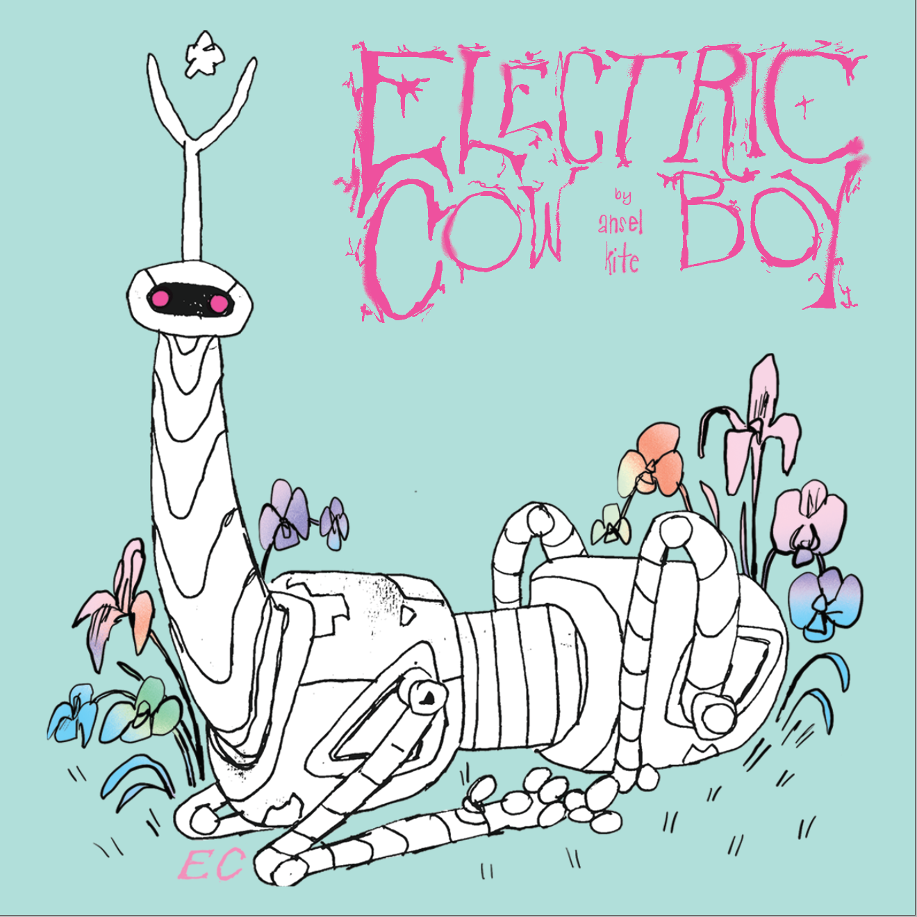 Sticker: Electric Cowboy by ansel kite