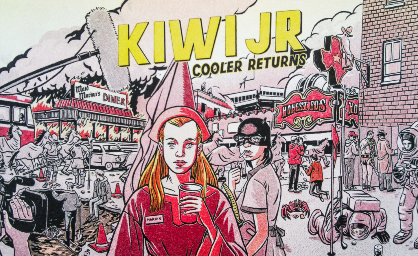 Kiwi Jr. "Cooler Returns" Lyric Zine by Dmitry Bondarenko