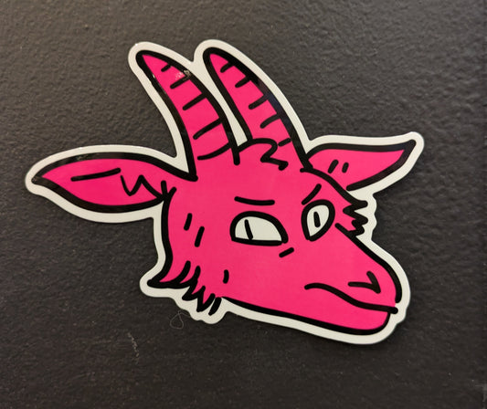 Sprocket Goat Head Sticker