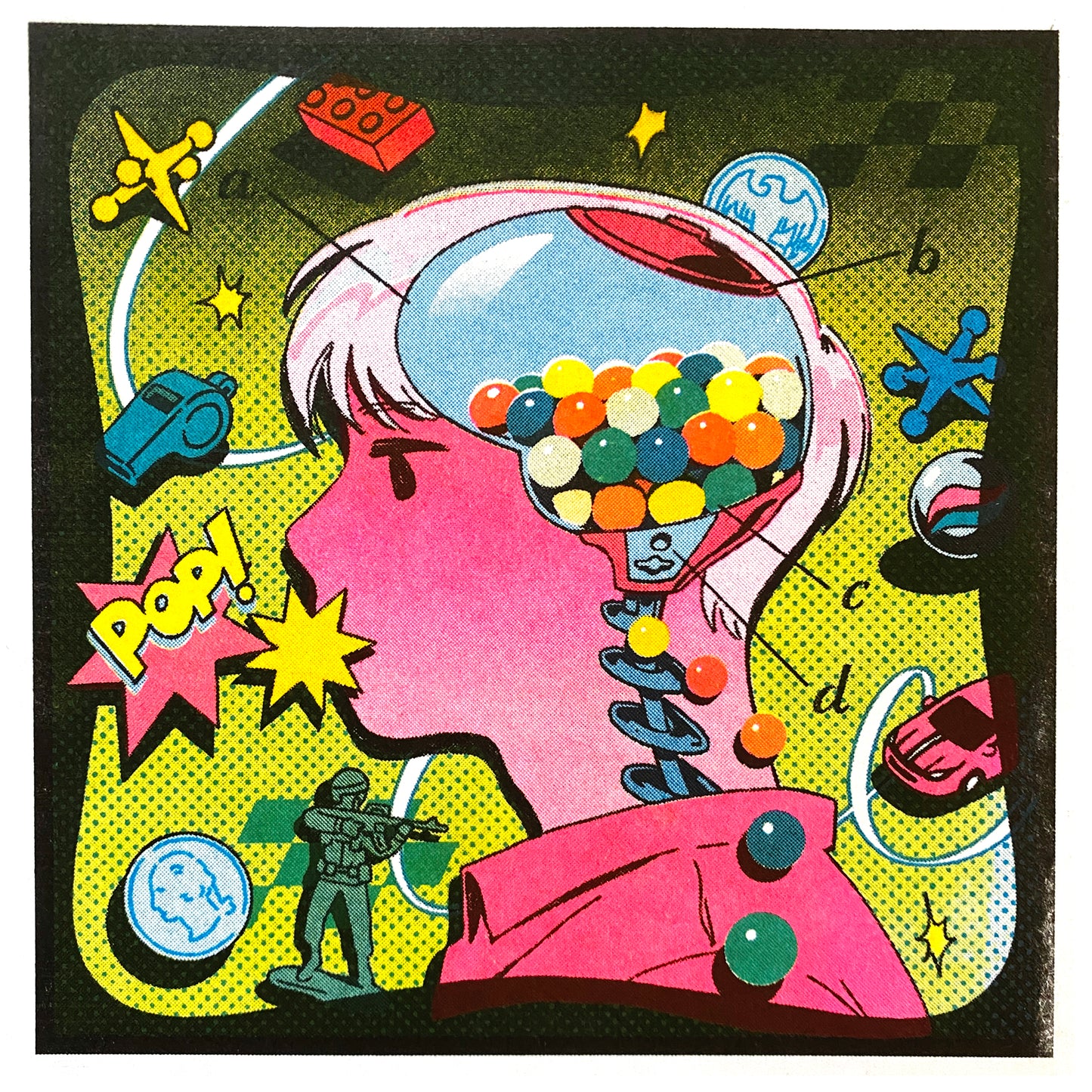 Bubblegum Brain by Poxei