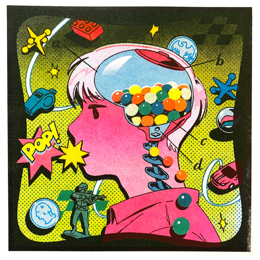 Bubblegum Brain by Poxei