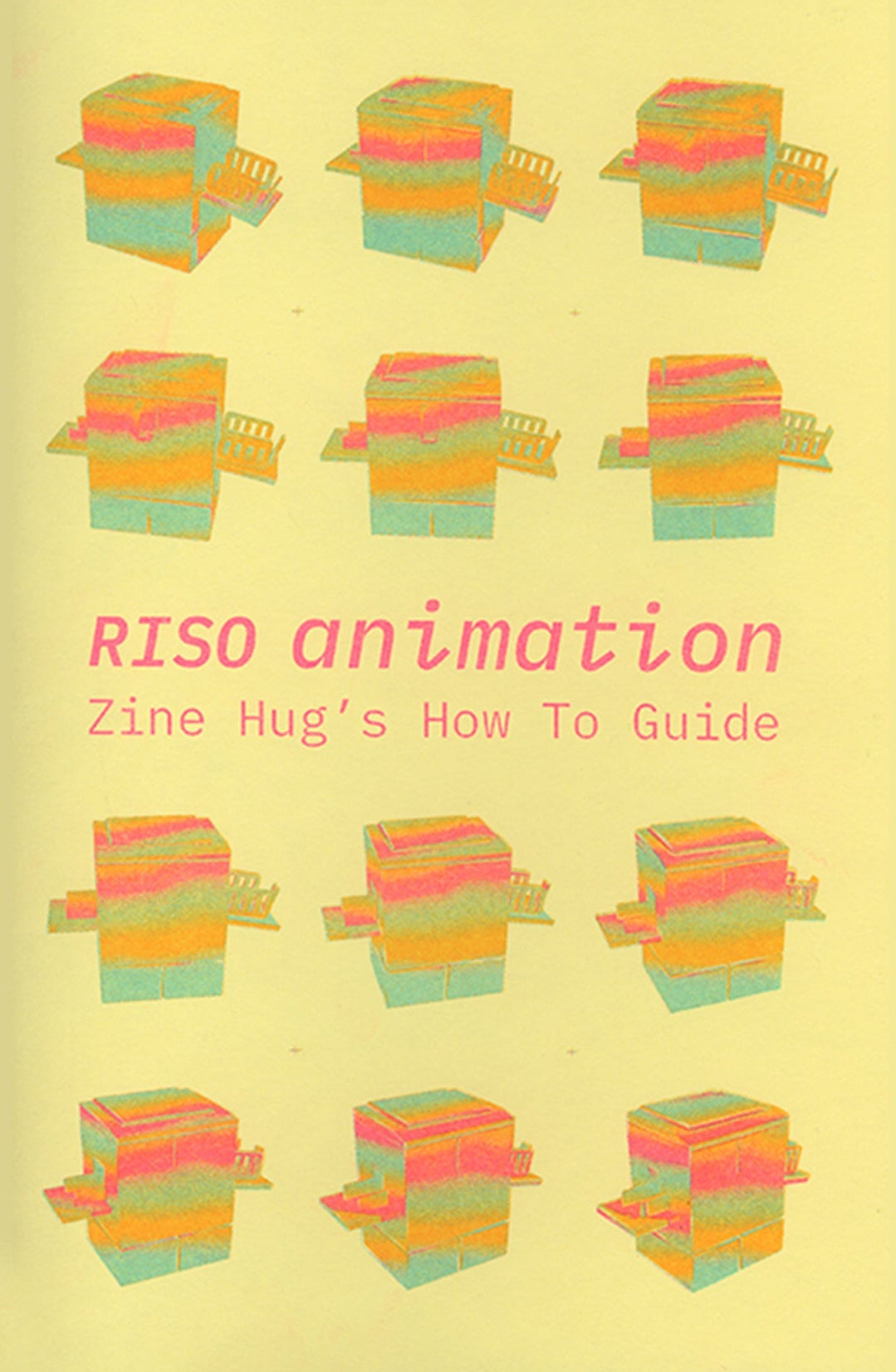 a riso zine about animating with riso prints