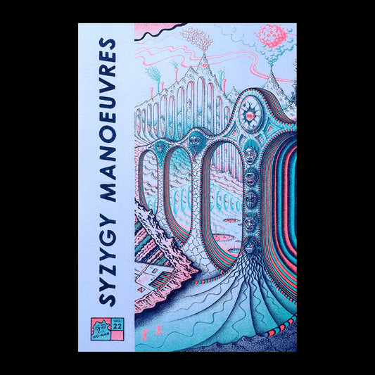 Syzygy Manoeuvres (risograph art book)by Rodger Binyone