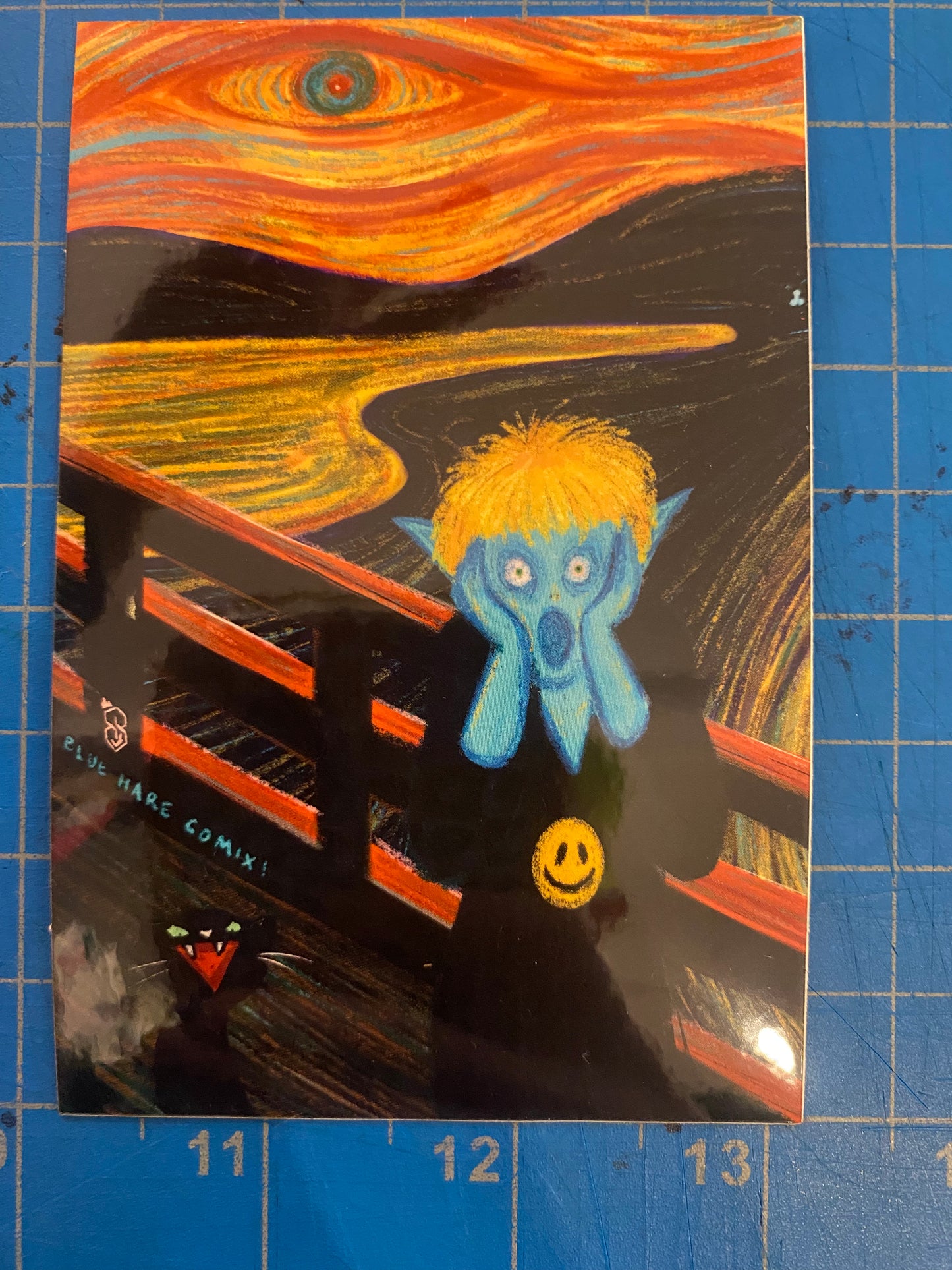 SCREAM sticker by Blue Hare Comix