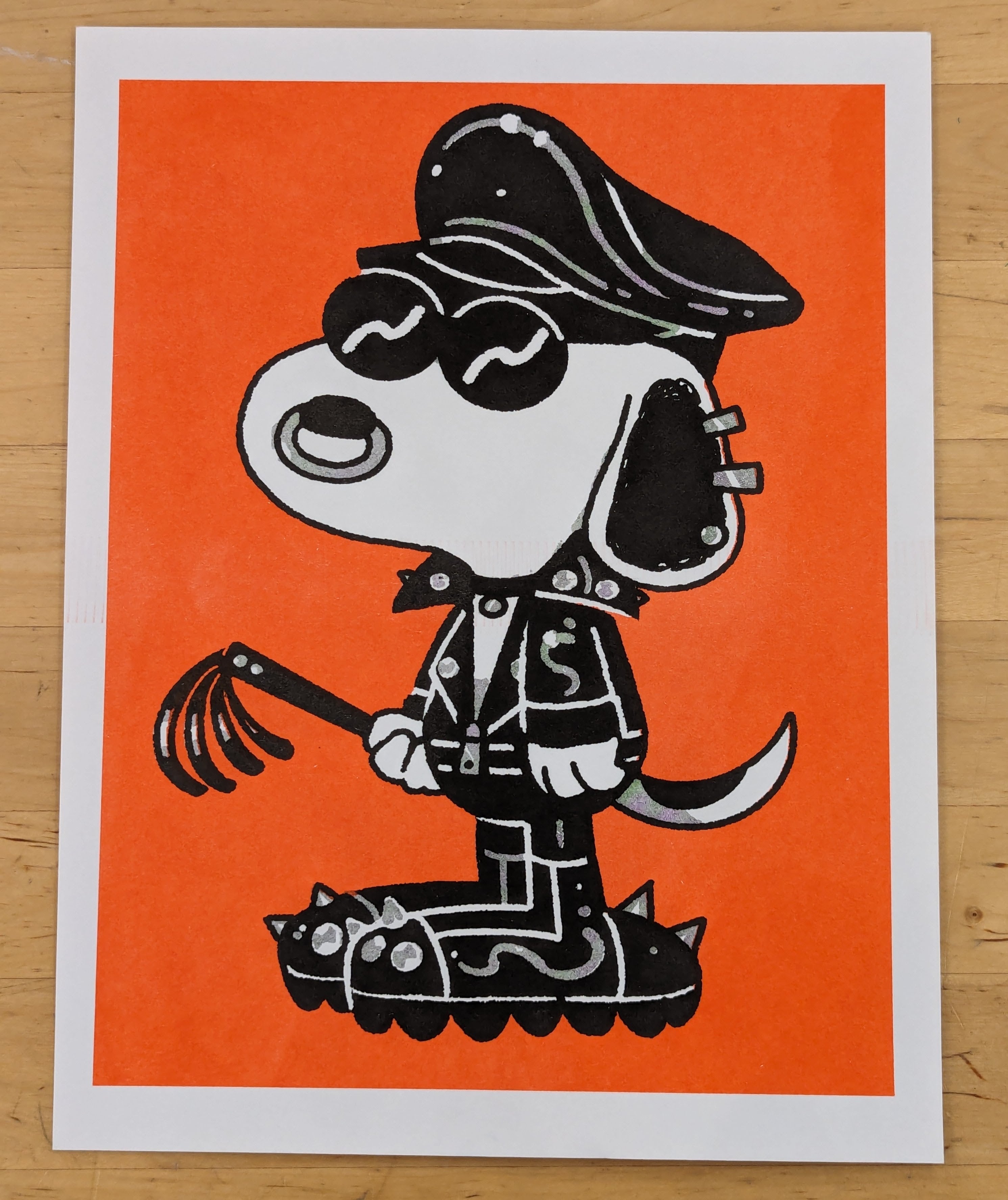 Snoopy of Finland Print by Lonnie Garcia