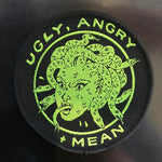 Embroidered Patch: Ugly, Angry + Mean Medusa by Jenn Woodall