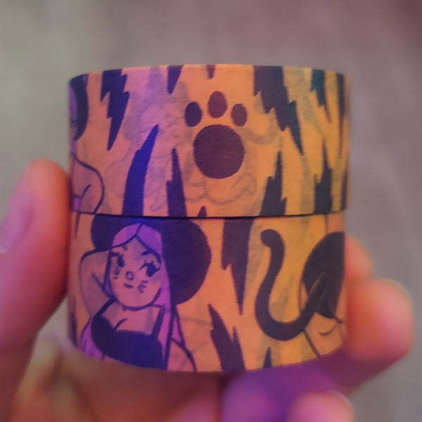 Washi Tape: Tiger Witch by Mel Stringer