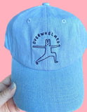 OVERWHELMED Baseball Hat by The Peach Fuzz