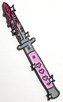 Enamel Pin: Heart Dagger by Jenn Woodall