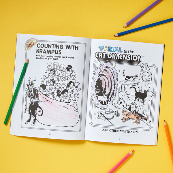 Let's Summon Demons A Creepy Coloring and Activity Book by Steven Rhod