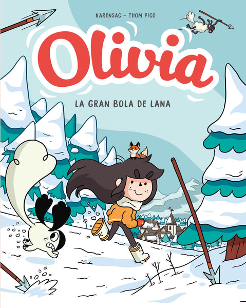 Olivia y la gran bola de lana (Español) by Thom Pico