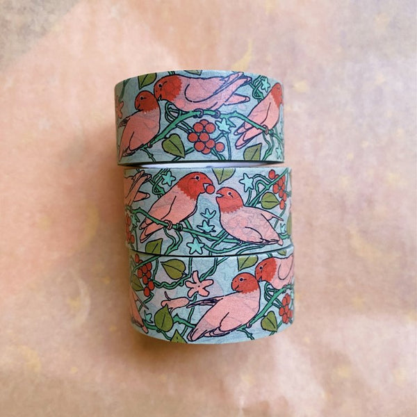 Washi Tape: Parrots on a Branch by Linnea Sterte