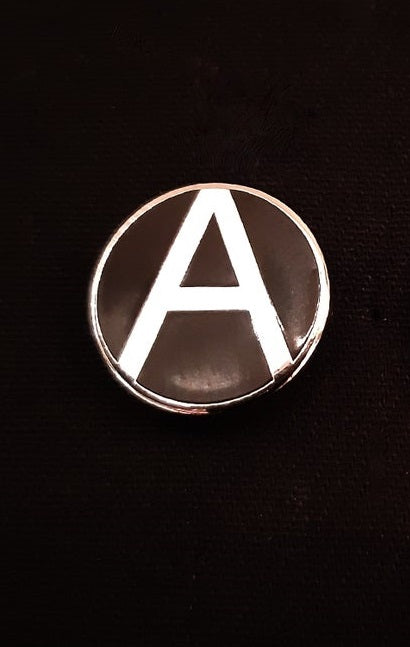 Enamel Pin: A is for Anarchy by JXRXKX