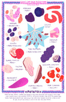 Potato (11x17 Risograph Print) by Mariah-Rose Marie (Cook Like Your Ancestors)