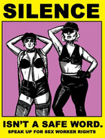Sticker: Silence Isn't A Safe Word by Shannon Knox