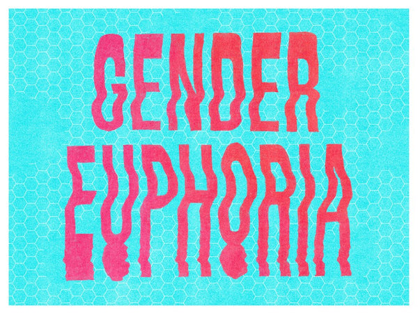 Risograph Print: Gender Euphoria by Lauren Denitzio