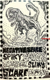 "Master of Horror" A.T. Pratt's NEGATIVE SPACE: Spiky Spooky Slippery Slimy Scares Sampler Zine