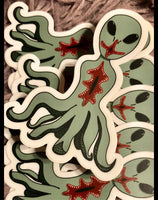 Alien Squid Sticker by Tori Bowler