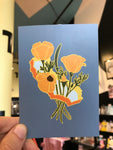 Golden State Poppy - Greeting Card by Sarah Duyer