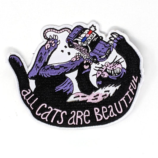Embroidered Patch: All Cats Are Beautiful (ACAB)
