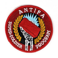Embroidered Patch: Antifa Super-Soldier Program by Mattie Lubchansky