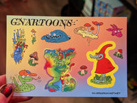 GNARTOONS Sticker Sheet by James the Stanton