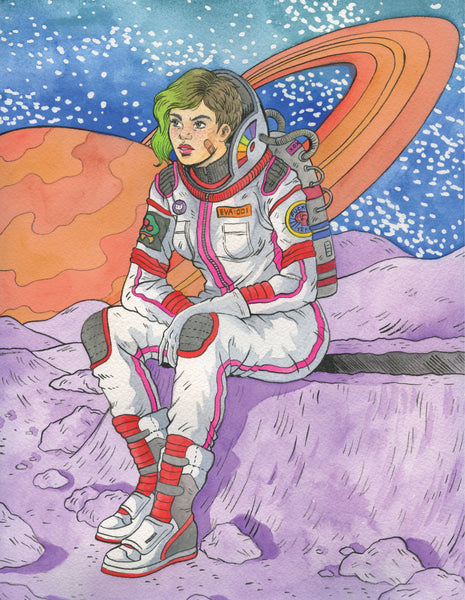 Print: Space Punk by Jenn Woodall