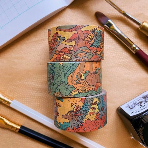 Washi Tape: Dragon Fall by Sas Milledge