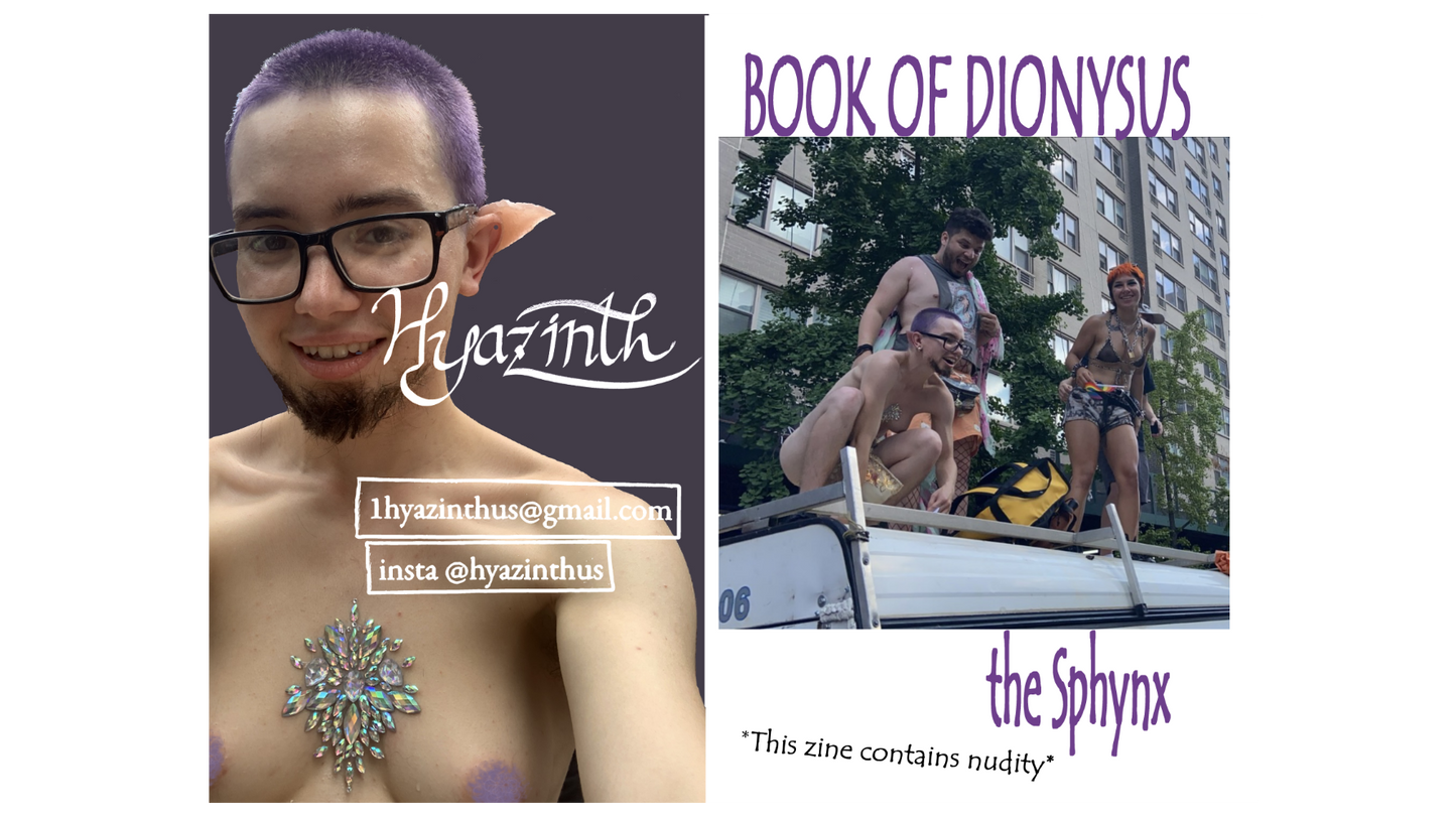 Book of Dionysus: The Sphynx by Hyazinth
