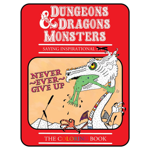 Dungeons and Dragons Saying Inspirational Shit coloring book by Eternia Press
