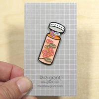 Enamel Pin: Donut Pills by Lara Grant