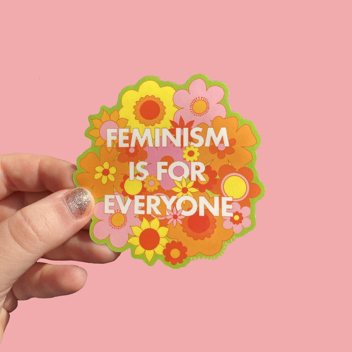 Sticker: Feminism Is For Everyone by The Peach Fuzz