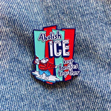 Enamel Pin: Abolish ICE by The Peach Fuzz