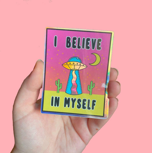 Sticker: I Believe In Myself by The Peach Fuzz