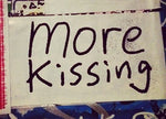 Sticker: "More Kissing" by Avi