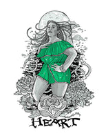 Risograph Print: Heart Chakra by Cristy C. Road